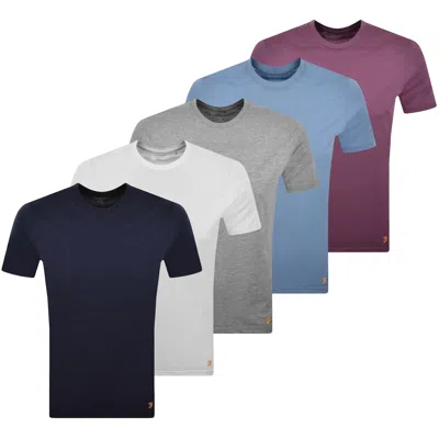 Farah Vintage Farah Merks 5 Pack T Shirts In Multi
