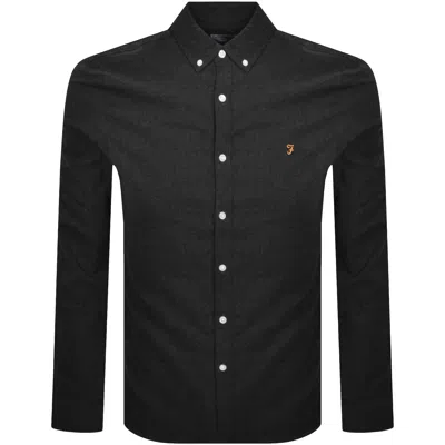 Farah Vintage Farah Milners Long Sleeve Shirt Grey In Black