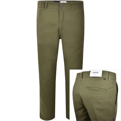 Farah Vintage Farah Norwood Hopsack Trousers Green