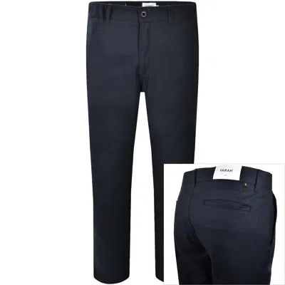 Farah Vintage Farah Norwood Hopsack Trousers Navy In Blue