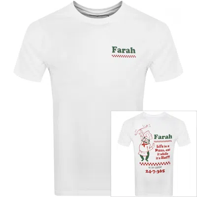 Farah Vintage Farah Powis Graphic T Shirt White