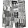 Farah Vintage Farah Redwald Canvas Archive Print Shorts Black In Black