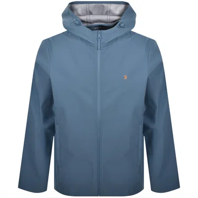 Farah Vintage Farah Rhodes Hooded Jacket Blue