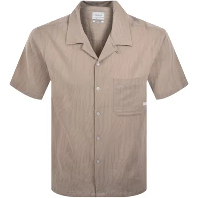 Farah Vintage Farah Riley Short Sleeve Shirt Brown