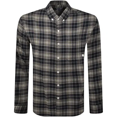 Farah Vintage Farah Sands Long Sleeve Shirt True Navy In Multi