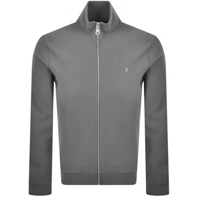 Farah Vintage Farah Seaton Zip Sweatshirt Grey In Gray