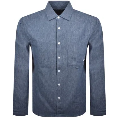Farah Vintage Farah Shane Long Sleeve Shirt Blue