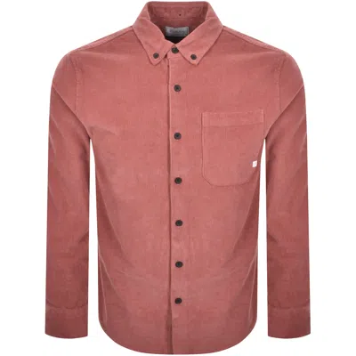 Farah Vintage Farah Spencer Cord Long Sleeve Overshirt Pink