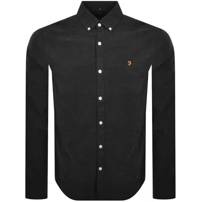 Farah Vintage Farah Steen Long Sleeve Shirt Grey In Gray