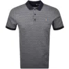 Farah Vintage Farah Tibatt Jacquard Polo T Shirt Navy In Navy