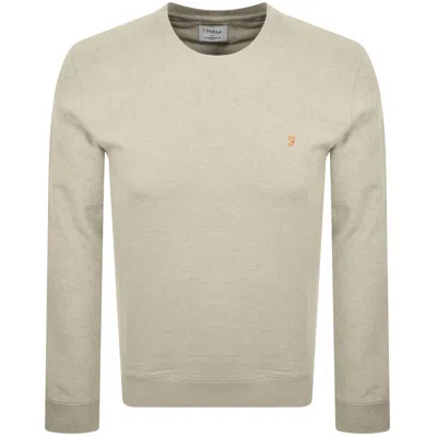 Farah Vintage Farah Tim New Crew Neck Sweatshirt Beige In Neutral