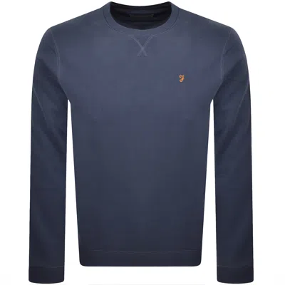 Farah Vintage Farah Tim New Crew Neck Sweatshirt Blue