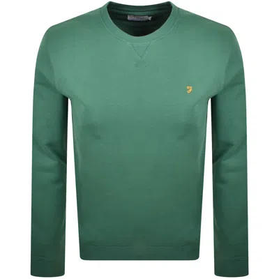 Farah Vintage Farah Tim New Crew Sweatshirt Green