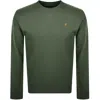 Farah Vintage Farah Tim New Crew Sweatshirt Green In Green