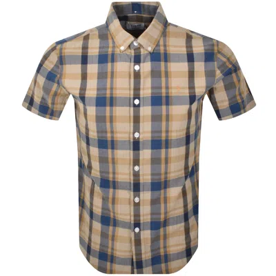 Farah Vintage Farah Wylan Check Shirt Hazelnut Brown