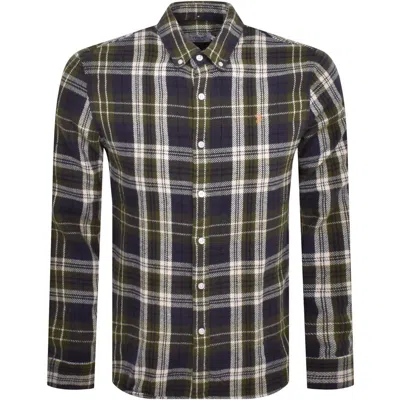 Farah Vintage Greenwood Long Sleeve Shirt Green