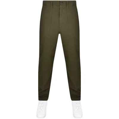 Farah Vintage Hawtin Canvas Trousers Green