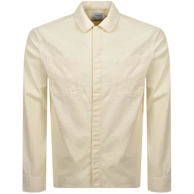Farah Vintage Leon Overshirt Cream
