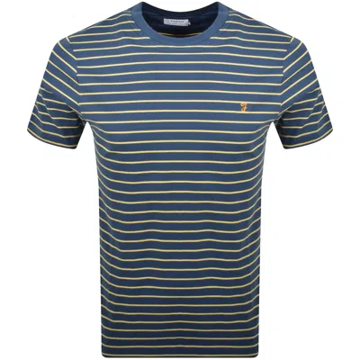 Farah Vintage Oakland T Shirt Navy