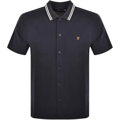 Farah Vintage Polo Shirt Navy