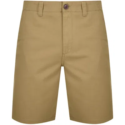 Farah Vintage Sepel Twill Chino Shorts Beige In Brown