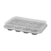 Farberware 12-cup Covered Muffin Pan In Silver