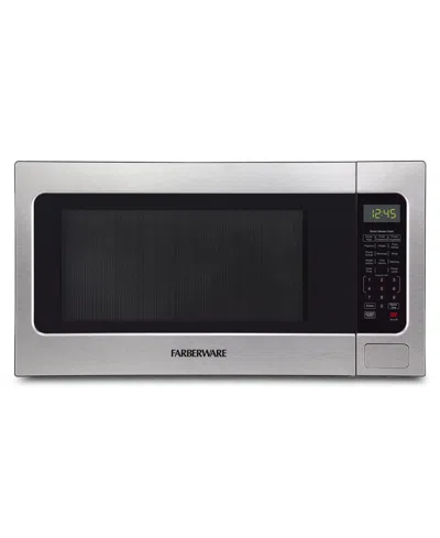 Farberware 2.2 Cu. Ft. Professional 1200-watt Microwave Oven, Fmo22abtbkc In Silver