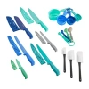 Farberware 23-pc. Knife And Tool Set In Blue
