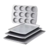 Farberware 4-pc. Bakeware Set In Gray
