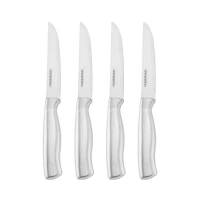 Farberware 4-piece Steak Knife Set In Silver