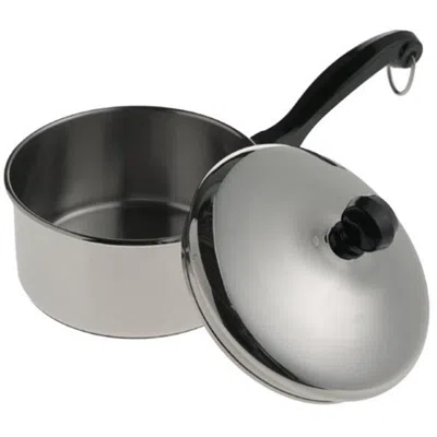 Farberware 50000 1 Qt. Stainless Steel Saucepan With Lid In Gray