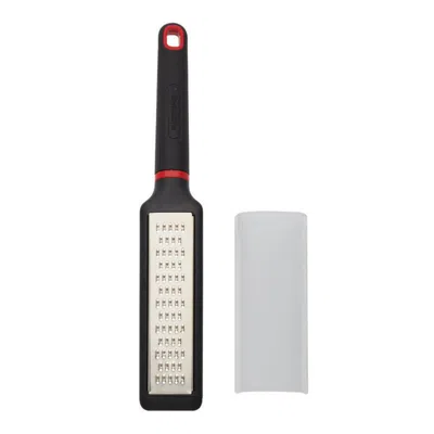 Farberware 6009299 6 In. Black & Silver Plastic & Stainless Steel Zester Grater In Multi