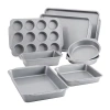 Farberware 8-pc. Non-stick Bakeware Set In Gray