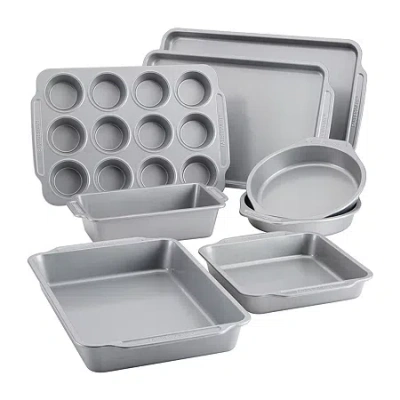 Farberware 8-pc. Non-stick Bakeware Set In Gray