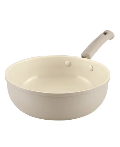 Farberware Aluminum 10" Nonstick Chef Pan In White