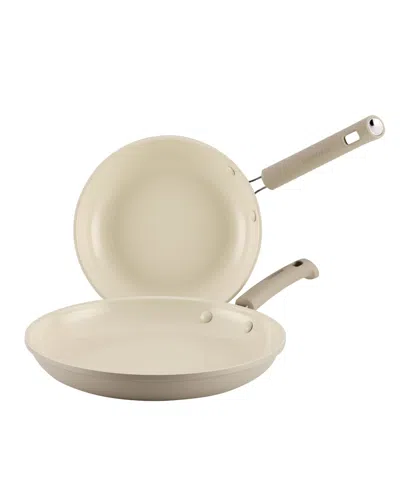 Farberware Aluminum 2-piece Nonstick Fry Pan Set In Brown