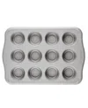 Farberware Disney Bake With Mickey Mouse 12-cup Nonstick Muffin Pan In Black