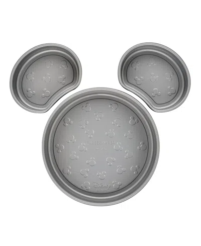FARBERWARE BAKE WITH MICKEY MOUSE 3-PIECE NONSTICK CAKE PAN SET