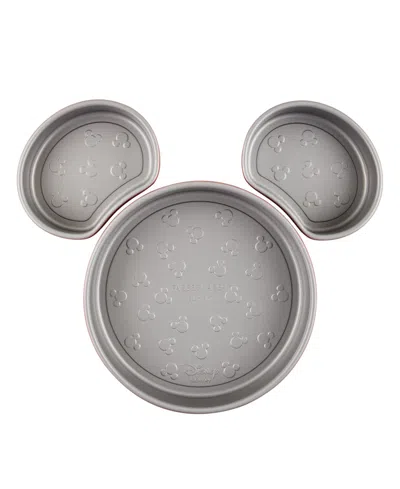 FARBERWARE BAKE WITH MICKEY MOUSE 3-PIECE NONSTICK CAKE PAN SET