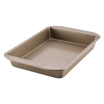 Farberware Bakeware Nonstick Rectangular Cake Pan, 9-inch X 13-inch, Mocha In Brown