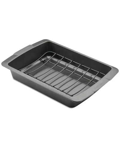 FARBERWARE BAKEWARE NONSTICK ROASTER WITH U-RACK