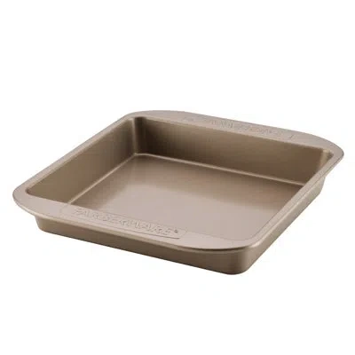 Farberware Bakeware Nonstick Square Cake Pan, 9-inch, Mocha In Brown