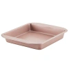 Farberware Bakeware Non-stick Square Cake Pan In Rose Gold