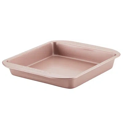 Farberware Bakeware Non-stick Square Cake Pan In Rose Gold
