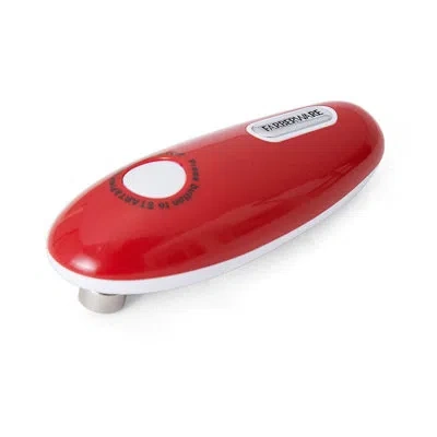 Farberware Battery Operated Can Opener In Red