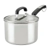Farberware Brilliance Stainless Steel 3-qt. Sauce Pan In Silver