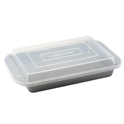 Farberware Cake Pan With Lid In Gray