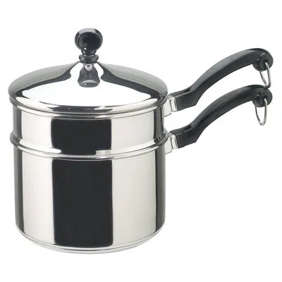 Farberware Classic 2 Qt. Double Boiler With Lid In Stainless Steel