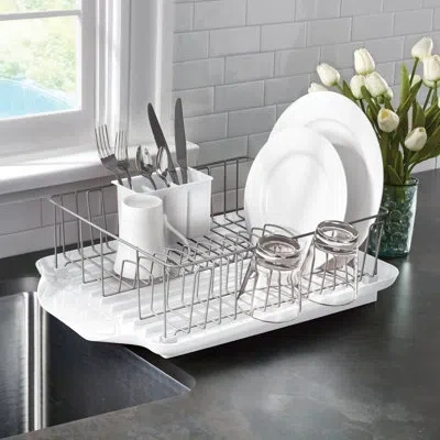 Farberware Classic Full Dish Rack In Stainless Steel