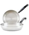 Farberware Classic Series Stainless Steel Frying Pan Set, 8.25-inch And 10-inch In Stainless
